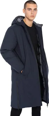 Produktbild von Schott NYC Fargo Daunenjacke mit Reißverschluss, weich, Schott, Marineblau, XL f