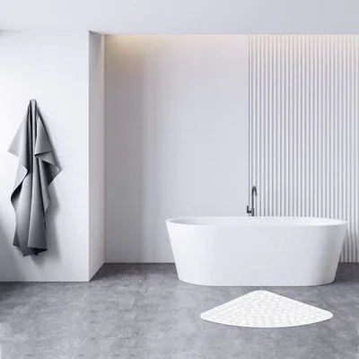 Produktbild von Famanu Duschmatte Antirutsch 54 x 54 cm - Weiß