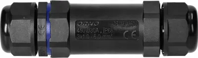Image de Orno | Connecteur électrique IP68 - Mufa 3x4 mm - Étanche - Haute sécurité - Installation durable