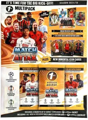Produktbild von UEFA Club Competitions Match Attax TCG Saison 2024/25 1st Edition Multipack *DE*