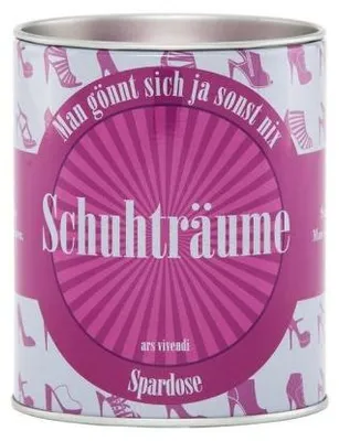 Produktbild von ars vivendi 4250364112413 - Spardose Schuhträume