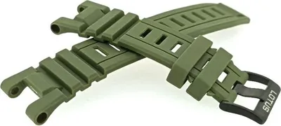 Produktbild von Lotus Watches Uhrenarmband grün Kunststoff L50024 > 50024/3