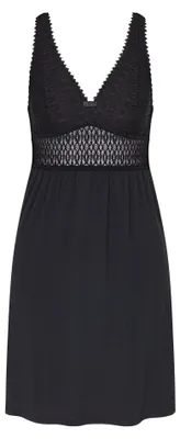 Produktbild von Triumph Aura Spotlight, Nachthemd, Erwachsener, Weiblich, Schwarz, Elasthan, Modal, 95% Modal, 5% Elasthane