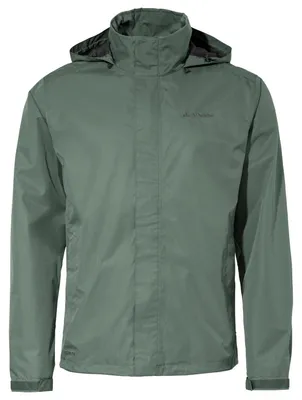 Produktbild von VAUDE Escape Light Regenjacke für Herren – Wasserdicht und atmungsaktiv mit 2-Lagen-Membran, Übergangsjacke für Wandern, Radfahren und Reisen – agave, Größe: S