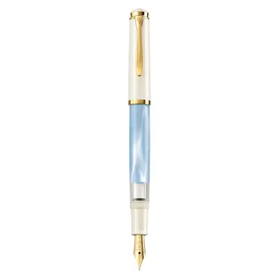 Produktbild von Pelikan Füllhalter M200 Pastel Blue M im Sonderetui G30