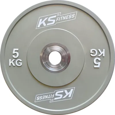 Produktbild von Vollgummischeibe mit Stahlkern 5 kg - Durchmesser 50 mm