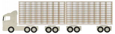 Image de ArtTwist 2x vitrine pour modèles réduits de voitures | Rangement Hot Wheels à 160 compartiments | Vitrine de collection suspendue 78,5 cm x 40 cm x 4 cm | Casier en bois pour décoration murale et rangement (LKW 016)