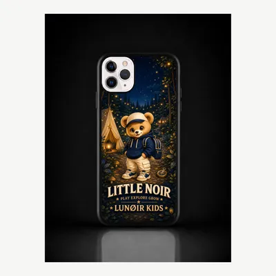 Image de Coque de protection pour iPhone 11 Pro Max, étui de téléphone avec motif noir – LUNØIR ©