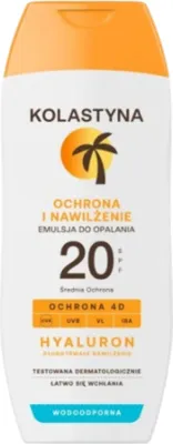 Zdjęcie produktu dla KOLASTYNA Emulsja Do Opalania SPF20 Ochrona i Nawilżenie 200ml