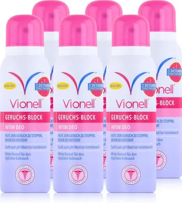 Produktbild von Vionell Geruchs-Block Intim Deo 125ml - Sanft im Intimbereich (6er Pack)