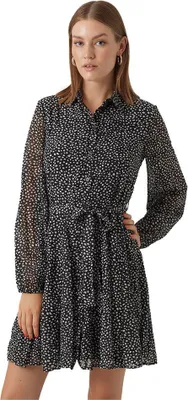 Obrázek produktu pro Vero Moda Holly Šaty s dlouhým rukávem Šedé XL Dámské Šedé XL