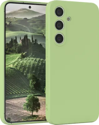 Produktbild von EAZY CASE - TPU Hülle für Samsung Galaxy S24, TPU Case stoßfeste Handyhülle, weiches Cover mit Kameraschutz, Silikonhülle in Grün