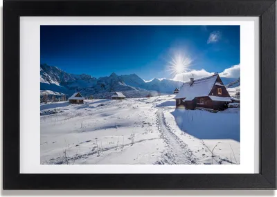 Produktbild von Bild 30x20 MDF-Rahmen, Wandkunst Hale Tatry
