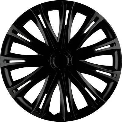 Immagine prodotto di Articoli di seconda scelta - Accessori auto HP: coprimozzi R15, accessori esterni per auto, coprimozzi in plastica neri, 4 pezzi