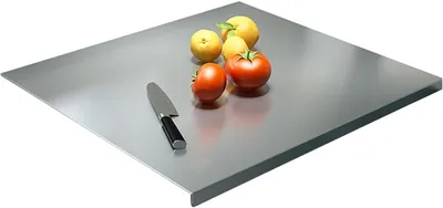 Produktbild von Schneidebrett Edelstahl-Arbeitsplatte, Schneidebrett, 50 x 40 cm, Edelstahl-Schneidebretter, Schneidebrett, Küche, zum Kneten, Backbrett, Kochen, Back