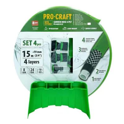 Obrázok produktu pre Zelená záhradná hadica Procraft PR-4GH1915F