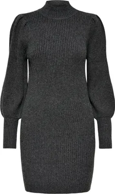 Produktbild von ONLY Langarm Strickkleid Mini Pullover Dress Stehkragen Shirt ONLKATIA Größe: S