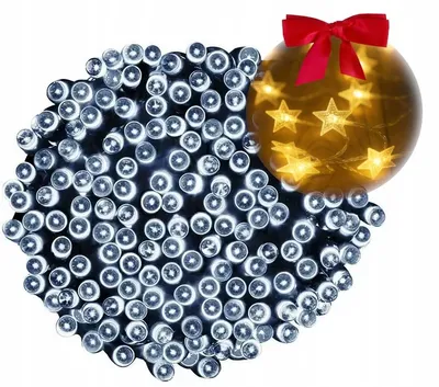 Produktbild von Ekspand | Weihnachtslichter 300 Led - 20 m - 8 Lichtmodi - Kaltes Weiß - Weihnachtsbaumbeleuchtung