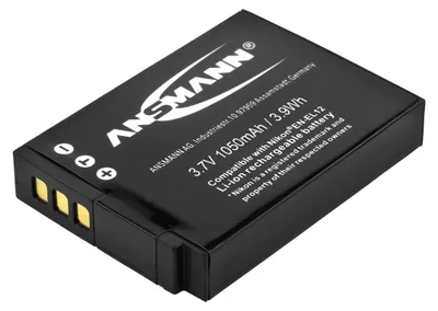 Produktbild von Ansmann A-Nik EN EL 12, 900 mAh, 3,7 V, Lithium-Ion (Li-Ion)