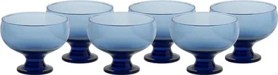 Produktbild von Eiscremeglas Eisbecher Desserschale blau Puro Colori 6er-Set 320ml Gelato