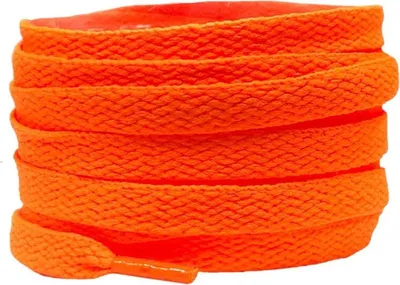 Produktbild von CHPN – Orangefarbene Schnürsenkel – Schnürsenkel – Schnürsenkel – Sneaker-Schnürsenkel – Schuhzubehör – leuchtendes Orange – 150 cm – 1 Paar – flache Schnürsenkel – orangefarbene Schnürsenkel
