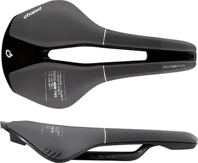 Image de Selle Prologo Nago Ndr Pas Nack transparente 137 mm pour hommes et femmes, transparente 137 mm