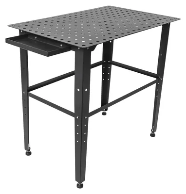 Obrázek produktu pro Pracovní stůl Lastafel – 100 x 60 cm, ocel, černá barva, nosnost 598 kg