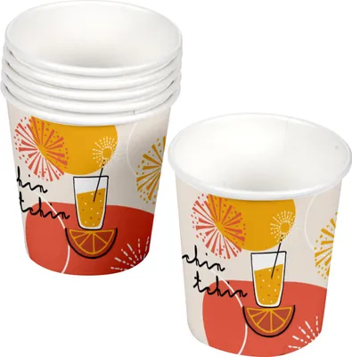 Image de Set de 10 gobelets en carton Apero tchin