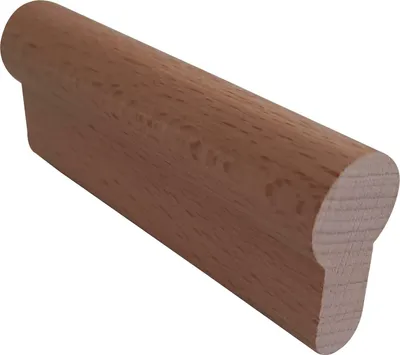 Produktbild von Blindzylinder Türbeschlag für Profilzylinderschloss 80 x 17 x 33 mm, Buche roh