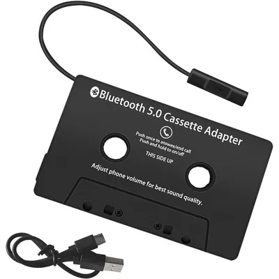 Produktbild von Bluetooth 5.0 Kassetten Adapter,Kabellose Musik & Freisprechen für Autoradio / Stereoanlage