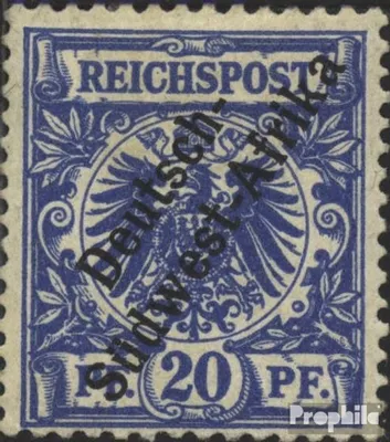Produktbild von Briefmarken Deutsch-Südwestafrika 1897 Mi 4 gestempelt Aufdruckausgabe