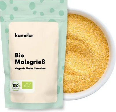 Produktbild von Kamelur® Bio Maisgrieß Polenta 25 kg