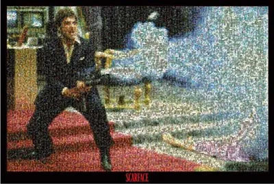 Immagine prodotto di Scarface - Poster - Fotomosaico + Ü-Poster