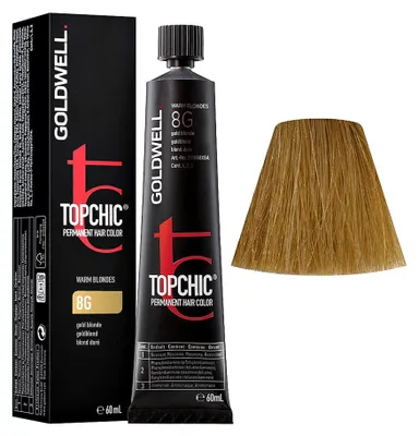 Produktbild von Goldwell Topchic The Blondes, Blond, 8G, Gold Blonde, Unisex, 60 ml, Alle Haare