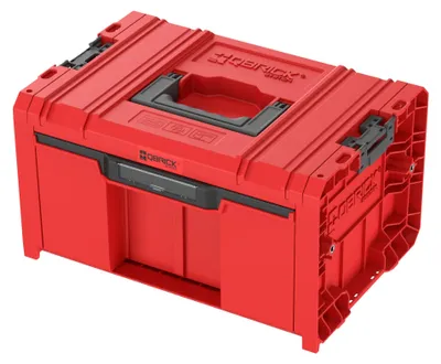 Immagine prodotto di Qbrick System PRO Cassetto 1 Cassetta per attrezzi 2.0 Basic RED Ultra HD Cassetta per attrezzi personalizzata 450 x 310 x 244 mm 12 l