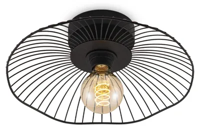 Produktbild von Home Sweet Home Deckenleuchte mit Metallschirm 35 x 35 x 11 cm - Schwarz