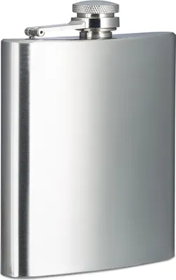 Produktbild von relaxdays Flachmann aus Edelstahl 200 ml