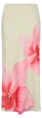 Image de Robe midi pour femme - beige, taille L