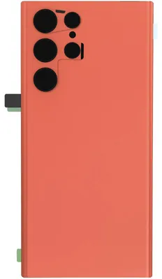 Produktbild von Clappio, Ersatz-Rückseitenglas für Samsung Galaxy S22 Ultra, Rot