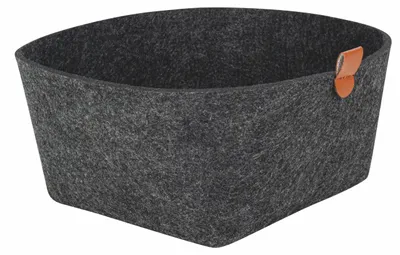 Produktbild von Justinus Filzkorb eckig 22cm anthrazit