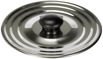 Deckel-Set 12/14/16 cm, Edelstahl, Silber, spülmaschinengeeignet