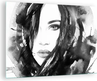 Produktbild von Bilder auf glas - Schmuck Dame Kleid Eleganz - 70x50cm - Glasbilder - Wandbilder - Kunstdruck - zum Aufhängen bereit - Wanddekoration aus Glas - Glas Bilder - Wandbild auf Glas - GAA70x50-3097
