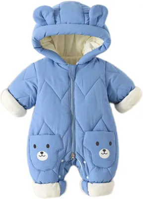 Produktbild von Baby Schneeanzug 0-12 Monate, Winteroverall, für Jungen und Mädchen, für Winter