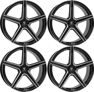 Obrázok produktu pre MB Design disky KV1S 9.5Jx21 ET 38 5x114,3 Diamond Black 4-KV1S9521385CZ-B4 kompatibilný s Hyundai Santa Fe