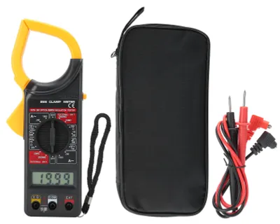 Obrázok produktu pre Digitálny klešťový merací prístroj, prenosný ampérmeter, voltmeter, elektronický multimeter, merací nástroj DT-266