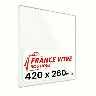 Kaminscheibe 420 × 260 × 4 mm