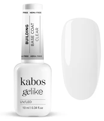 Productafbeelding van Kabos Gelike Basisgebouw Clear 10ml voor nagels