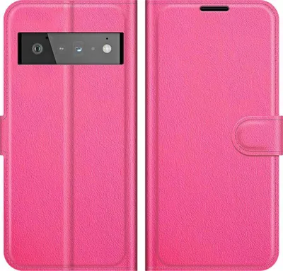 Produktbild von Mobigear Classic  Google Pixel 6 Pro Hülle Klapphülle Geldbörse - Magenta