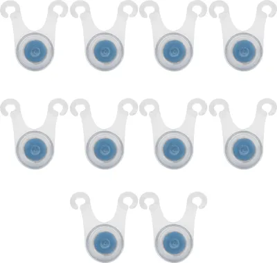 Image de 10 LED en silicone, 3 modes de couleur, idéal pour le camping, accessoires imperméables et portables