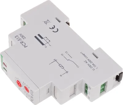 Zdjęcie produktu dla Przekaźnik czasowy 1P 10A 0,1sek-576h 230V AC opóźnione załączenie PCR-513